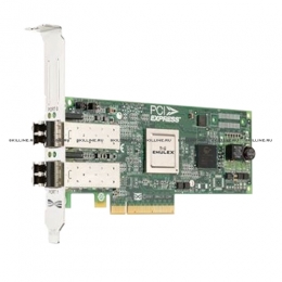 Сетевая карта Emulex LPE12002 Dual Port 8Gb Fibre Channel PCIe HBA, Full Height, (406-10691) (406-10691). Изображение #1