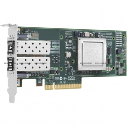 Адаптер HBA Qlogic 10Gb Dual Port FCoE CNA, x8 PCIe, no transceivers installed (BR-1020-1010). Изображение #1