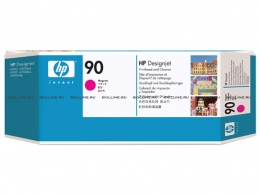 Набор HP 90 Magenta печатающая головка + устройство очистки для Designjet 4000/4000ps/4020/4500/4500ps/4520 (C5056A). Изображение #1