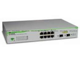 Коммутатор Allied Telesis 8 port 10/100/1000TX WebSmart switch with 2 SFP bays (ECO version) (AT-GS950/8). Изображение #1