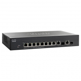 Коммутатор Cisco Systems SG300-10PP 10-port Gigabit PoE+ Managed Switch (SG300-10PP-K9-EU). Изображение #1