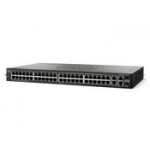 Коммутатор Cisco Systems SF300-48 48-port 10/100 Managed Switch with Gigabit Uplinks (SRW248G4-K9-EU)