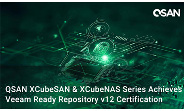 Серии XCubeSAN & XCubeNAS от QSAN сертифицированы Veeam Ready Repository v12