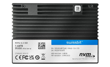 Swissbit выпустила SSD для ЦОД