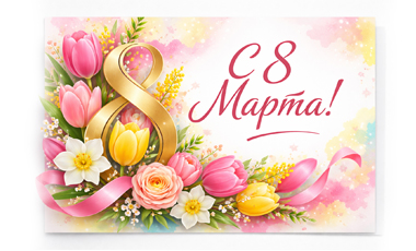 Поздравляем с 8 Марта!