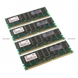Оперативная память HP 1 GB PC1600 Registered ECC SDRAM Memory Kit (4 x 256 MB) [202170-B21] (202170-B21). Изображение #1