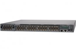 Коммутатор Juniper Networks EX4550, 32-Port 1/10G SFP+ Converged Switch, 650W DC PS, PSU-Side Airflow Intake (Optics, VC Cables/Modules, Expansion Modules Sold Separately) (EX4550-32F-DC-AFI). Изображение #1