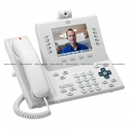Телефонный аппарат Cisco UC Phone 9951, White, Arabic keypad, Std HS, Camera (CP-9951-W-A-C-K9=). Изображение #1