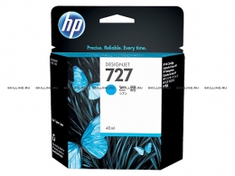 Картридж HP 727 Cyan для Designjet T920/T1500/T2500 40-ml (B3P13A). Изображение #1