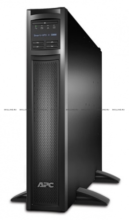 ИБП APC  Smart-UPS X 2700W / 3000VA Rack/Tower LCD 200-240V with Network Card,  Interface Port SmartSlot, USB, Extended runtime model, 2U (SMX3000RMHV2UNC). Изображение #1