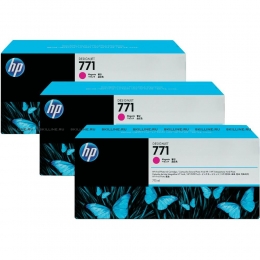 Картридж HP 771 Magenta для Designjet Z6200 3х775-ml (CR252A). Изображение #1