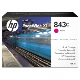 Картридж HP 843C 400-ml Magenta для PageWide XL 4000/4500/5000 (C1Q67A). Изображение #1