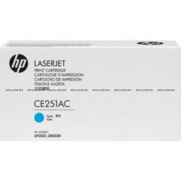 Тонер-картридж HP 504A Cyan для СLJ CM3530/CP3525 Contract (7000 стр) (CE251AC). Изображение #1