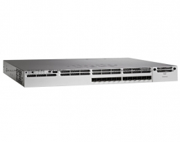 Коммутатор Cisco Catalyst 3850 12 Port GE SFP IP Base (WS-C3850-12S-S). Изображение #1