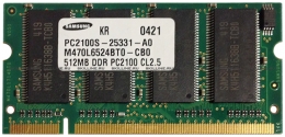 Оперативная память HP 512MB, 266MHz, PC2100 DDR-SDRAM SO-DIMM memory module [269087-B25] (269087-B25). Изображение #1