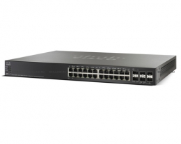 Коммутатор Cisco Systems SG500X-24MPP 24-port Gig + 4 10-Gig Max PoE+ Switch (SG500X-24MPP-K9-G5). Изображение #1