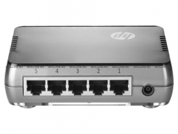 HP 1405-5G Switch (Unmanaged, 5*10/100/1000, QoS, desktop) (J9792A). Изображение #1
