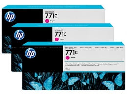 Картридж HP 771C Magenta для Designjet Z6200 3х775-ml (B6Y33A). Изображение #1