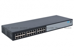 HP 1410-24-R Switch (Unmanaged, 24*10/100, Fanless design, QoS, 19