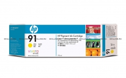 Картридж HP 91 Yellow Pigment для Designjet Z6100 Photo Printer 775-ml (C9469A). Изображение #1