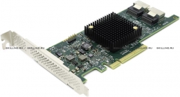 низкопрофильный HBA-адаптер, восемь портов SATA+SAS, 6 Гбит/с, поддержка шины PCIe 3.0 и базовый RAID  (LSI00301). Изображение #1