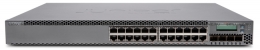 Коммутатор Juniper Networks EX3300, 24-Port 10/100/1000BaseT (24-Ports PoE+) with 4 SFP+ 1/10G Uplink Ports (Optics Not Included) (EX3300-24P). Изображение #1