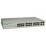 Коммутатор Allied Telesis 24 port 10/100/1000TX WebSmart switch with 4 SFP bays (Eco version) (AT-GS950/24)