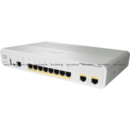 Коммутатор Cisco Catalyst 2960C PD PSE Switch 8 FE PoE, 2 x 1G, PoE+ LAN Base (WS-C2960CPD-8PT-L). Изображение #1