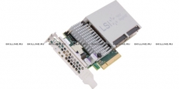 Контроллер LSI SAS  , Plug-in Card Form Factor , PCI Express 3.0 x8 , 8120-4i Product Model , Nytro MegaRAID Product Line , Low-profile Card Height , 2.5" Thickness , Serial ATA/600 Controller Type  (LSI00353). Изображение #1
