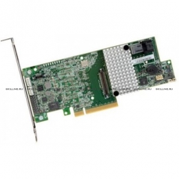 Низкопрофильный RAID-, SAS/SATA 12 Гбит/с, PCI Express 3.0 x8, 1 Гб кэш-памяти, RAID 0/1/5/6/10/50/60,  SAS3108  (LSI00414). Изображение #1