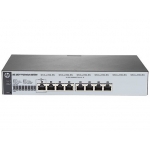 HP 1820-8G Switch (WEB-Managed, 8*10/100/1000, Fanless, Rack-mounting, 19