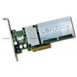 Контроллер LSI 4-портовый низкопрофильный RAID-, SAS/SATA 6 Gb/s, PCI Express 3.0 x8, флэш-память NAND 200 Гб, RAID 0,1,5,6,10,50,60 (LSI00351)