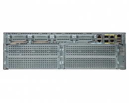 Cisco 3945 w/SPE250,4GE,3EHWIC,3DSP,4SM,256MBCF,1GBDRAM,IPB (CISCO3945E/K9). Изображение #2