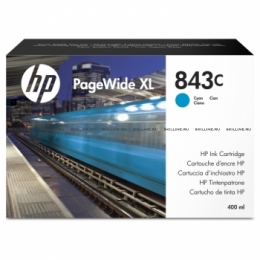 Картридж HP 843C 400-ml Cyan для PageWide XL 4000/4500/5000 (C1Q66A). Изображение #1
