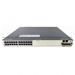 Коммутатор Huawei S5700-28X-LI-DC(24 Ethernet 10/100/1000 ports,4 10 Gig SFP+,DC -48V) (S5700-28X-LI-DC). Изображение #1
