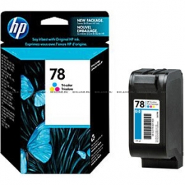 Картридж HP 78 Tri-colour для DJ 916c/920c/940c/930c/cm /950c/959c/960c/970cXi/980cXi/990cXi/cm /995c/1180c/1220c/1220c/ps/1280/3810/3816/3820/3822/6122/6127/9300 Officejet g55/g85/g95/k60/k80/5110/v30/v40/v45 PSC 750/950 Fax 1230/1220 Color Copier 310/29 (C6578DE). Изображение #1