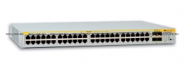 Коммутатор Allied Telesis Layer 2 switch with 48-10/100/1000Base-T ports plus 4 active SFP slots (unpopulated) (AT-8000GS/48). Изображение #1
