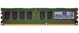 Оперативная память HP 2GB, PC3-10600, 128Mx8, RoHS, dual-rank, registered DIMM memory module [595094-001] (595094-001). Изображение #1