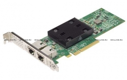 Сетевая карта Broadcom 57416 Dual Port 10Gb Base-T PCIe Low Profile Network Adapter - kit (540-BBVM). Изображение #1