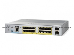 Коммутатор Cisco Catalyst 2960L 16 port GigE with PoE, 2 x 1G SFP, LAN Lite (WS-C2960L-16PS-LL). Изображение #1