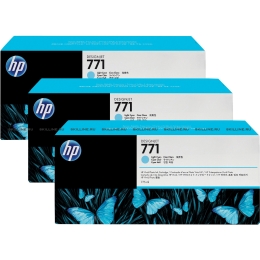 Картридж HP 771 Light Cyan для Designjet Z6200 3х775-ml (CR255A). Изображение #1