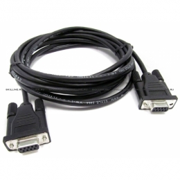 Кабель HP Serial interface cable (Black) - Has two 9-pin D-sub (F) connectors - 3.7m 12ft) long [213816-001] (213816-001). Изображение #1