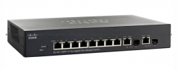 Коммутатор Cisco Systems SG300-10MPP 10-port Gigabit Max PoE+ Managed Switch (SG300-10MPP-K9-EU). Изображение #1