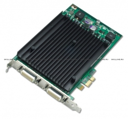 Видеокарта NVIDIA Quadro NVS 440 256MB PCIEx16, кабели DMS-59 to Dual VGA/DVI в комплекте, поддержка 4х дисплеев (VCQ440NVS-PCX16BLK-1). Изображение #1
