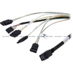 Внутренний кабель SFF-8643 - 4x SATA, 0.6 м  (LSI00410)