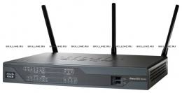 Cisco 891W Gigabit Ethernet security router with802.11n, FCC compliant (CISCO891W-AGN-A-K9). Изображение #1