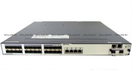 Коммутатор Huawei S5700-28C-PWR-SI(24 Ethernet 10/100/1000 PoE+ ports,4 of which are dual-purpose 10/100/1000 or SFP,with 1 interface slot,with 500W AC power) (S5700-28C-PWR-SI). Изображение #1
