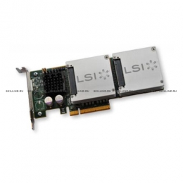 Контроллер LSI 400GB, Multi Level Cell (eMLC), MD2 Low Profile, PCIe 2.0, Enterprise NAND Flash Card and Caching Software  (LSI00325). Изображение #1