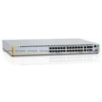 Коммутатор Allied Telesis L2+ managed stackable switch, 24 POE+ ports 10/100Mbps, 2-port SFP/Copper combo port, 2 dedicated stack slots, 1 Fixed AC power supply (AT-x310-26FP)