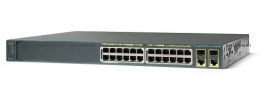 Коммутатор Cisco Catalyst 2960 Plus 24 10/100 PoE + 2 T/SFP LAN Lite, Russia (WS-C2960R+24PC-S). Изображение #1